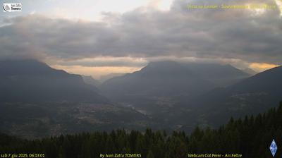 immagine della webcam nei dintorni di Tonadico: webcam Lamon