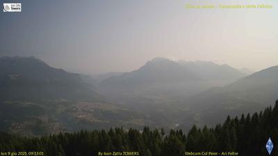 immagine della webcam nei dintorni di Passo di Cereda: webcam Lamon
