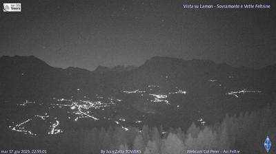 immagine della webcam nei dintorni di Monte Grappa: webcam Lamon