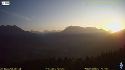 immagine della webcam nei dintorni di Castello Tesino: webcam Lamon