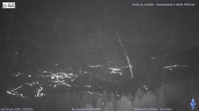 immagine della webcam nei dintorni di Canal San Bovo: webcam Lamon