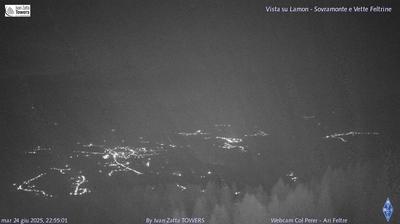 immagine della webcam nei dintorni di Imer: webcam Lamon