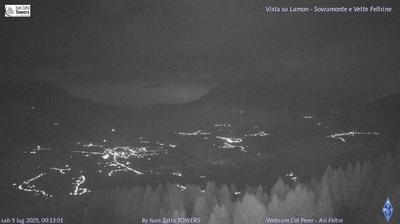 immagine della webcam nei dintorni di Monte Grappa: webcam Lamon