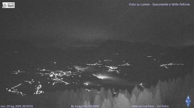 immagine della webcam nei dintorni di Canal San Bovo: webcam Lamon