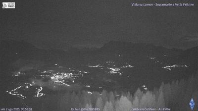 immagine della webcam nei dintorni di Sovramonte: webcam Lamon