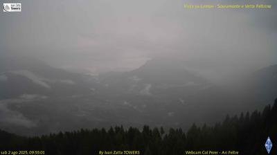 immagine della webcam nei dintorni di Passo di Gobbera: webcam Lamon