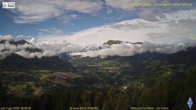 immagine della webcam nei dintorni di Castello Tesino: webcam Lamon