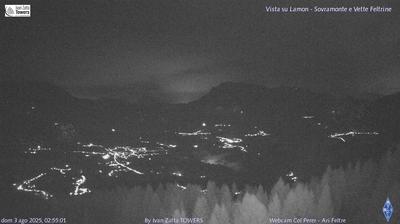 immagine della webcam nei dintorni di Castello Tesino: webcam Lamon