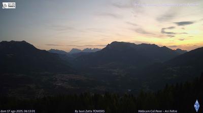 immagine della webcam nei dintorni di Monte Grappa: webcam Lamon