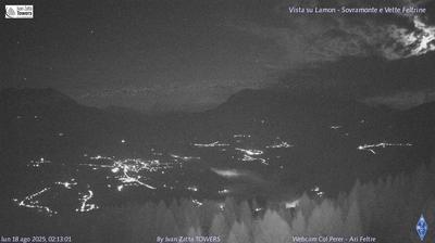 immagine della webcam nei dintorni di Cismon del Grappa: webcam Lamon