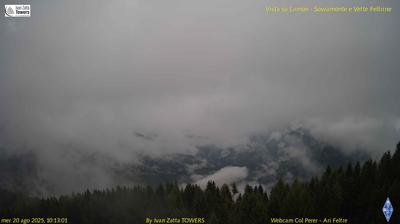 immagine della webcam nei dintorni di Cismon del Grappa: webcam Lamon