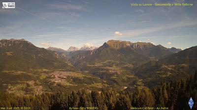 immagine della webcam nei dintorni di Cismon del Grappa: webcam Lamon