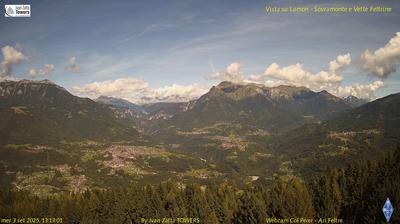 immagine della webcam nei dintorni di Arsiè: webcam Lamon