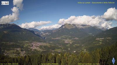 immagine della webcam nei dintorni di Arsiè: webcam Lamon