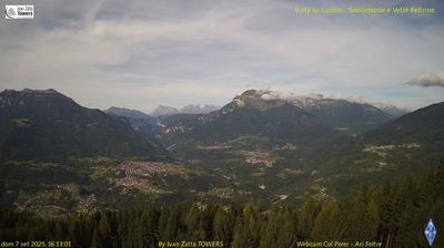immagine della webcam nei dintorni di Feltre: webcam Lamon