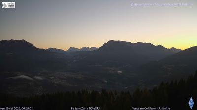 immagine della webcam nei dintorni di Canal San Bovo: webcam Lamon