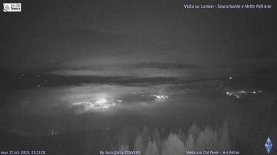 immagine della webcam nei dintorni di Arsiè: webcam Lamon