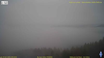immagine della webcam nei dintorni di Pedavena: webcam Lamon
