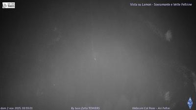 immagine della webcam nei dintorni di Passo di Gobbera: webcam Lamon