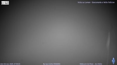 immagine della webcam nei dintorni di Imer: webcam Lamon