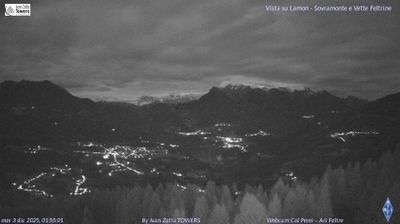 immagine della webcam nei dintorni di Canal San Bovo: webcam Lamon