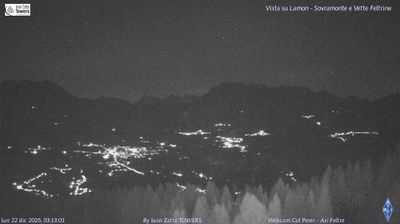 immagine della webcam nei dintorni di Canal San Bovo: webcam Lamon