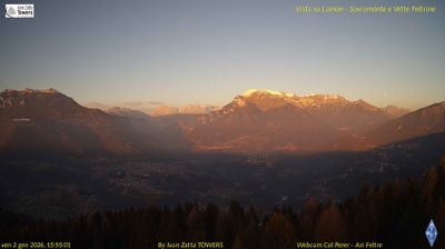 immagine della webcam nei dintorni di Imer: webcam Lamon