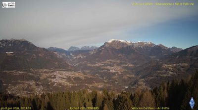 immagine della webcam nei dintorni di Passo di Cereda: webcam Lamon