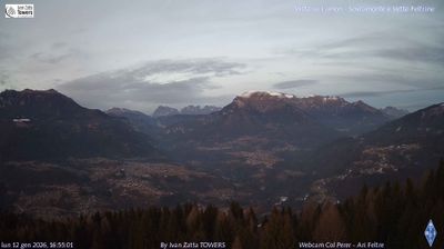 immagine della webcam nei dintorni di Pedavena: webcam Lamon