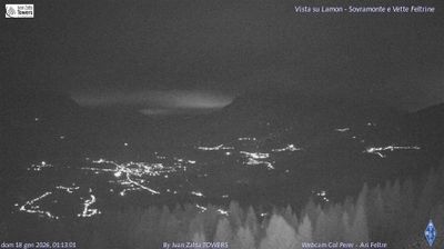 immagine della webcam nei dintorni di Canal San Bovo: webcam Lamon