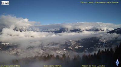 immagine della webcam nei dintorni di Seren del Grappa: webcam Lamon