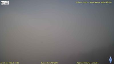 immagine della webcam nei dintorni di Passo Brocon: webcam Lamon