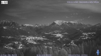 immagine della webcam nei dintorni di Monte Grappa: webcam Lamon