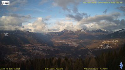 immagine della webcam nei dintorni di Castello Tesino: webcam Lamon