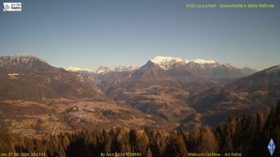 immagine della webcam nei dintorni di Passo di Cereda: webcam Lamon