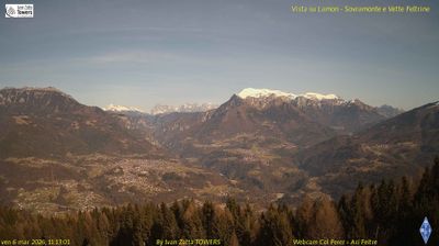 immagine della webcam nei dintorni di Sovramonte: webcam Lamon