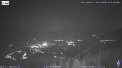 immagine della webcam nei dintorni di Pedavena: webcam Lamon