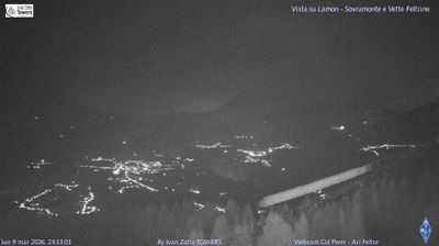 immagine della webcam nei dintorni di Feltre: webcam Lamon