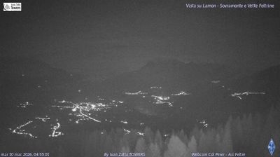 immagine della webcam nei dintorni di Feltre: webcam Lamon