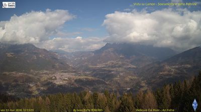 immagine della webcam nei dintorni di Cismon del Grappa: webcam Lamon