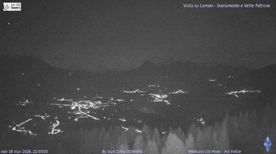 immagine della webcam nei dintorni di Passo Brocon: webcam Lamon