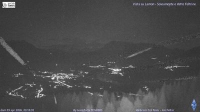 immagine della webcam nei dintorni di Passo di Gobbera: webcam Lamon