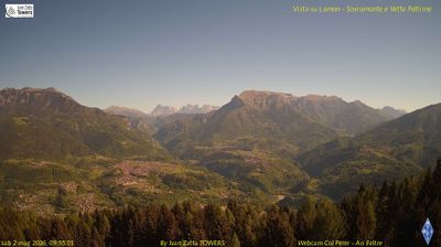 immagine della webcam nei dintorni di Canal San Bovo: webcam Lamon