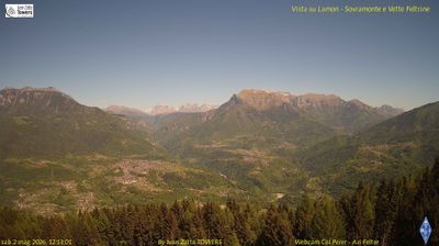 immagine della webcam nei dintorni di Pedavena: webcam Lamon