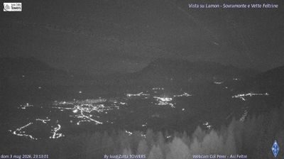 immagine della webcam nei dintorni di Monte Grappa: webcam Lamon