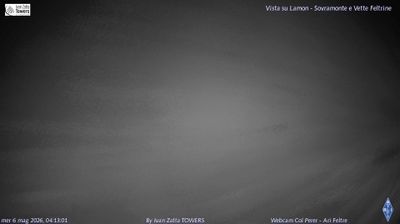 immagine della webcam nei dintorni di Passo di Cereda: webcam Lamon