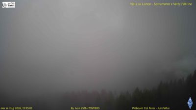 immagine della webcam nei dintorni di Castello Tesino: webcam Lamon
