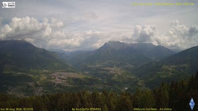 immagine della webcam nei dintorni di Passo di Cereda: webcam Lamon