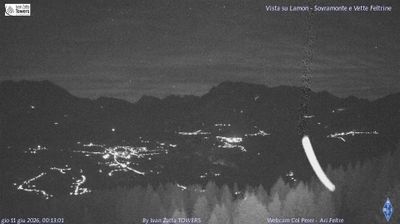 immagine della webcam nei dintorni di Arsiè: webcam Lamon