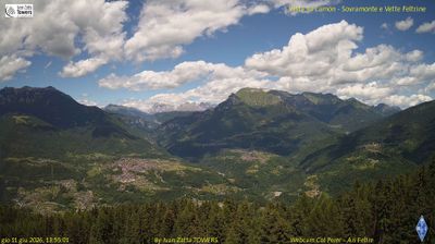 immagine della webcam nei dintorni di Seren del Grappa: webcam Lamon
